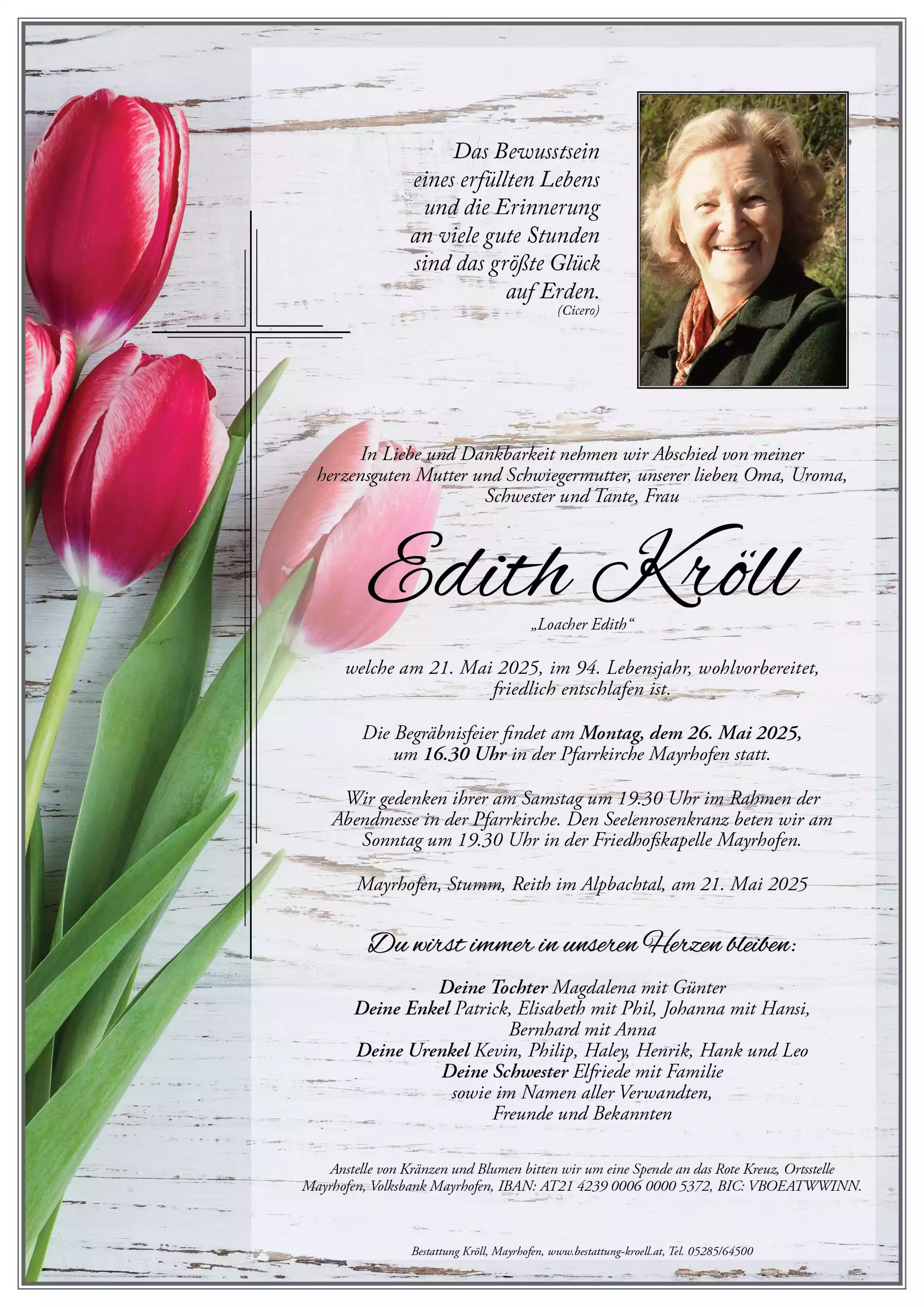 Parte von Edith Kröll
